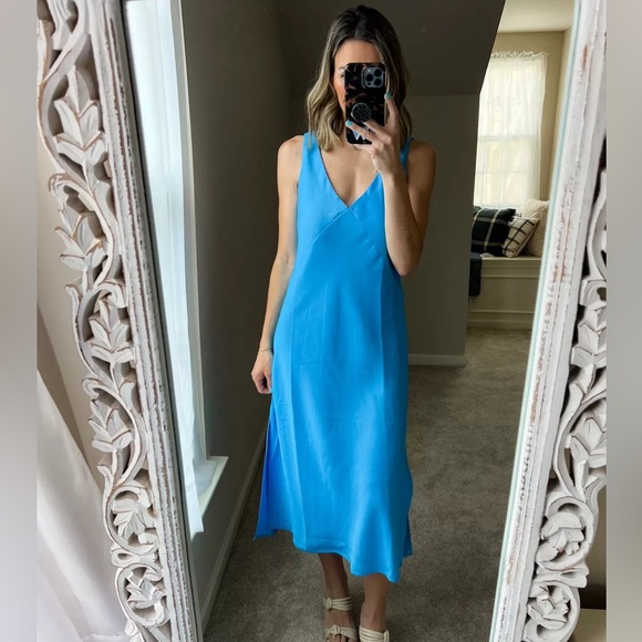 •new• A NEW DAY Satin Slip Dress - Picture 1 of 8